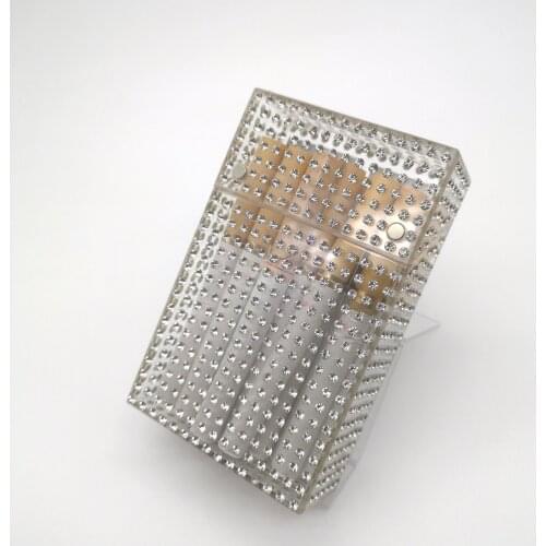 Holder 20pcs Diamond Transparent Female Cigarette Case women Gadget Portable Storage Container best European gift