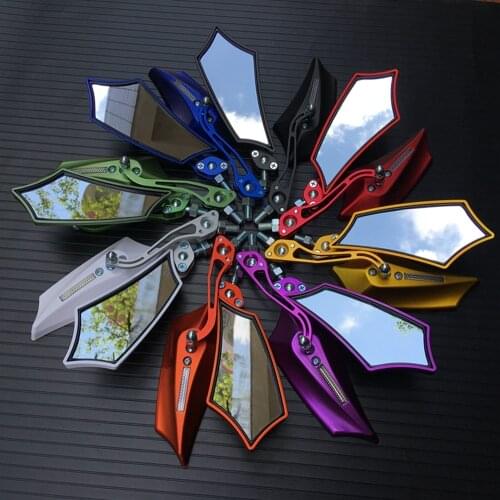 For Suzuki Yamaha BMW Universal 8mm 10mm Motorcycle Rearview Mirror ATV Off-Road Biker Moto Motorbike Accessories