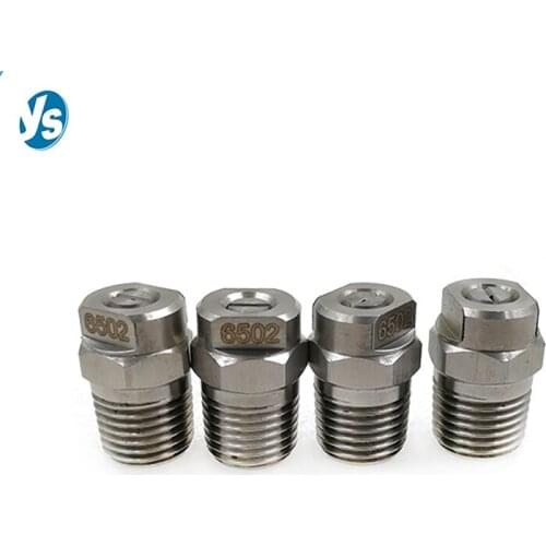 High Pressure Fan Spray Nozzle Martensiti Stainless Steel Spray Nozzle High Pressure Washer Nozzle