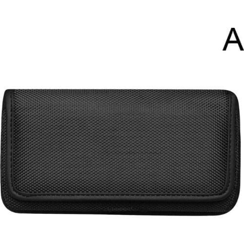 Horizontal Nylon Belt Loops Cellphone Holster Holder Carrying Case Sleeve Pouch for Men