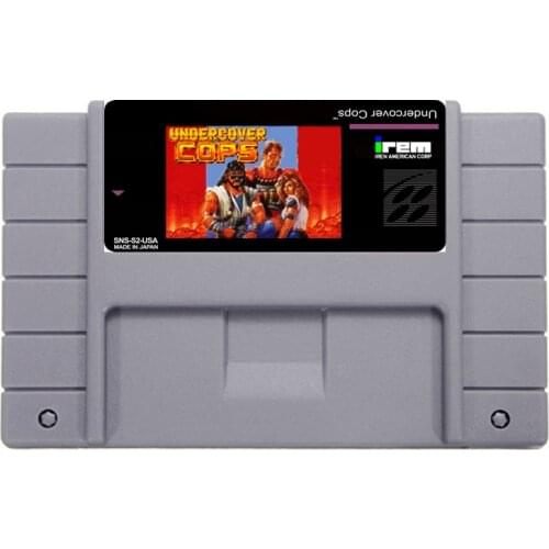 Hot Selling 16bit 46pin Super Game Card - Undercover Cops