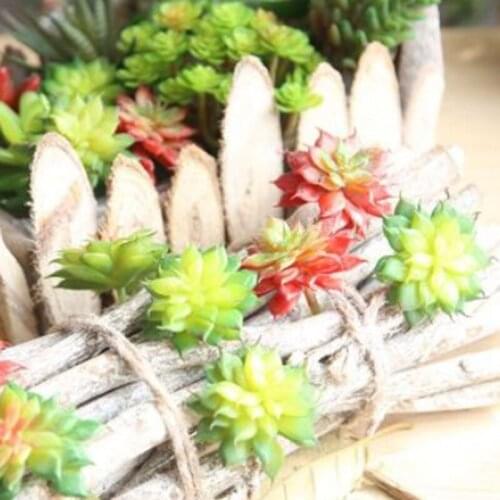 Artificial Flowers Succulents Plants Landscape Fake Flower Grass Desert Artificial Plant Garden Decor Home Office Decor