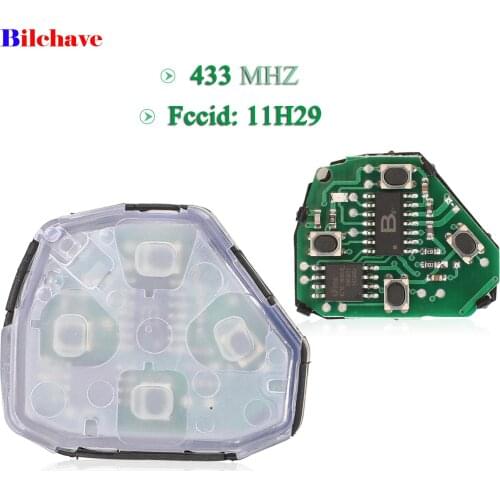 Bilchave 2/3/4 Buttons For Toyota RAV4 Corolla Europe 2006 - 2010 FOB Fob 433Mhz Remote Car Key lnternal Fcc: 11H29
