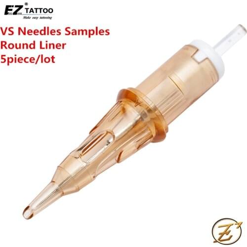EZ V-Select V System Tattoo Cartridge Needles RL RS CM M1 Tattoo Needles Samples for Cartridge Tattoo Machine Grips 5 pcs/box