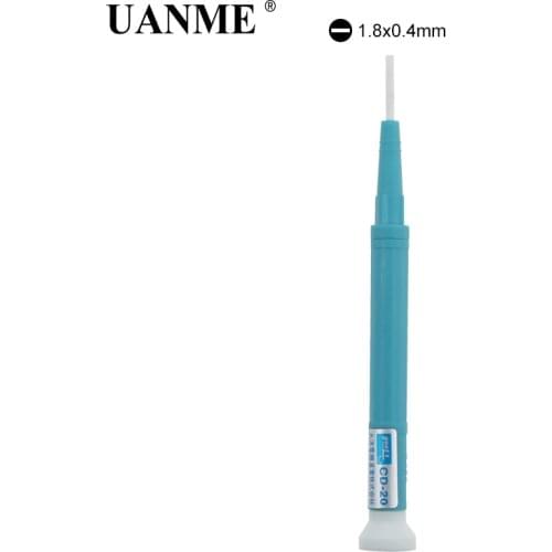 UANME DIY Adjust Frequency Ceramic Screwdriver Anti-static Non-conductive Non-magnetic Slotted Screw Driver Repair Hand Tool