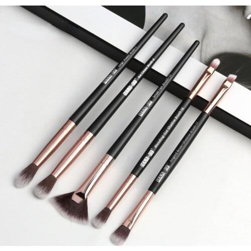 Eye Shadow Brushes Set Professional 5pcs Makeup Brush For Eyebrow Eyeshadow Blend Concealer Shading Highlighter Make Up Brush