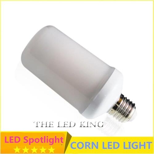 SonQin 2019 NEW 1pcs Dynamic Flame E27 E26 Lamp Flame Effect 85-265V 2835SMD 9W 15W Bulb Flicker Light