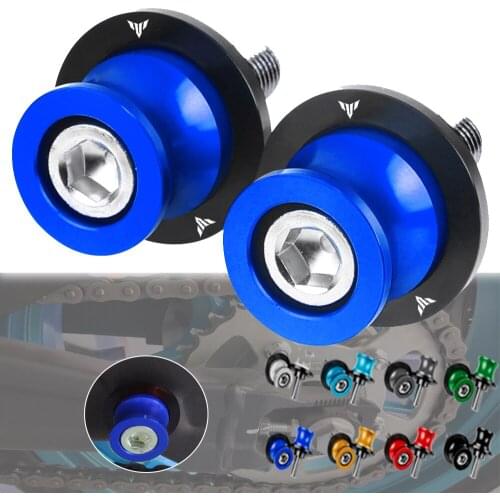 M6 For Yamaha MT-09 MT07 Tracer MT03 MT10 MT01 Motorcycle Swingarm Spools Slider Stand Screw CNC Aluminum Accessories With Logo