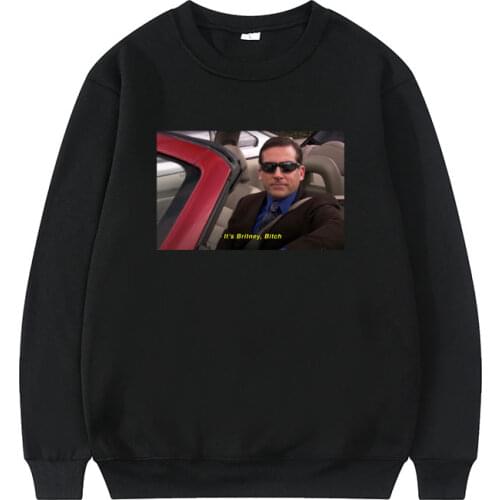 Michael Scott Homage The Office Men Women Sweatshirt Tv Series Dwight SchruteJim Halpert Pullover Its Britney, Bitch! Tracksuit