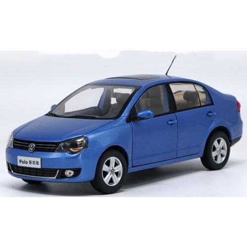 1/18 alloy casting car model original factory VW POLO Xinjin take 3 compartment version Collection decoration holiday gift