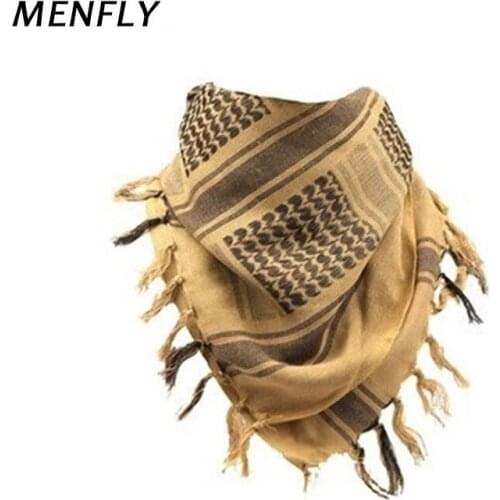 MENFLY Military Tactical Hiking Arab Shemagh Breathable Windproof Tactics Camouflage Shawl Camping Bib Winter Keep Warm Scarf
