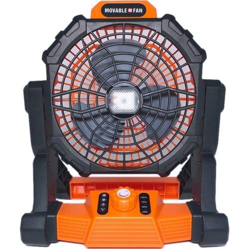 Rechargeable Tent Fan with Hook 7800MAh Camping Light Fan with LED Light for Camping Jobsite Garden Outdoor Hiking