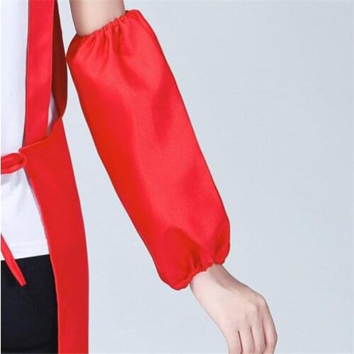 Polyester Oilproof Antifouling Arm Sleeves Waterproof Cleaning Oversleeve Home Kitchen Working Cooking Arm Protector