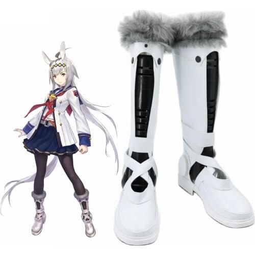 Unisex Anime Cos Oguri Cap Cosplay Costumes Boots Shoes Halloween Christmas Party Custom Made