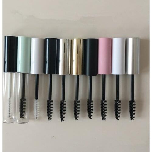 100pcs 10ml Empty Eyelashes Tube Mascara Tube Vials Bottle Tool Fashion DIY Mascara Container Set With Cap