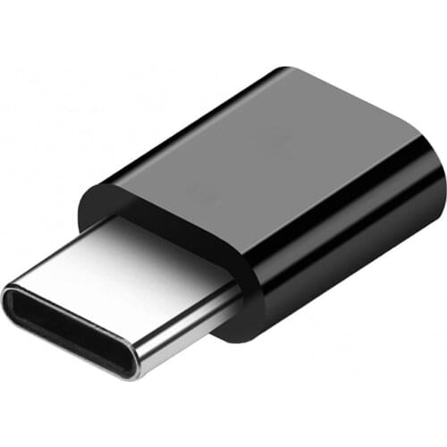 2Pcs Mini Micro-USB to Type-C Male Connector Phone/Tablet Charger Plug and Play Adapter for Android