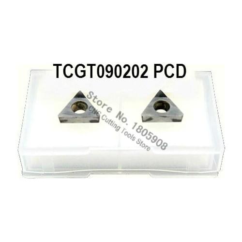 2PCS TCGT090202 PCD Diamond inserts ,Carbide Milling Inserts,CNC Insert, Turning insert For STGCR / STFCR / STWCR Free shipping