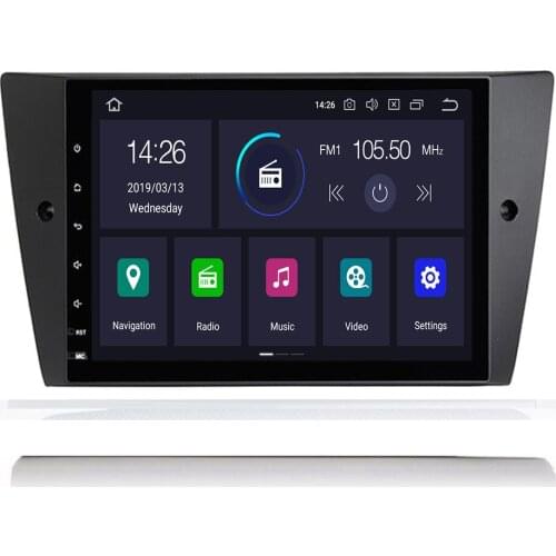 The latest software Android 10 4+64G car multimedia player for BMW E90 E91 E92 E93 318 320 325 with gps navigator dvd player