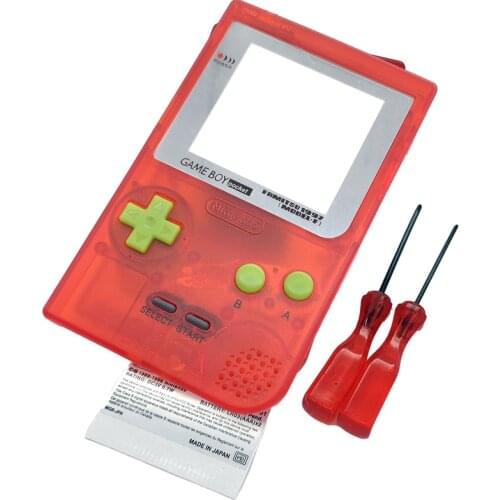 Shell Case Hoursing For GBP Game Boy Gameboy pocket Replacement With Button Screwdriver