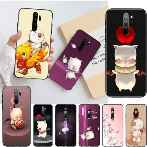 CUTEWANAN Final Fantasy Moogle Luxury Unique Design Phone Cover for Redmi Note 8 8A 8T 7 6 6A 5 5A 4 4X 4A Go Pro