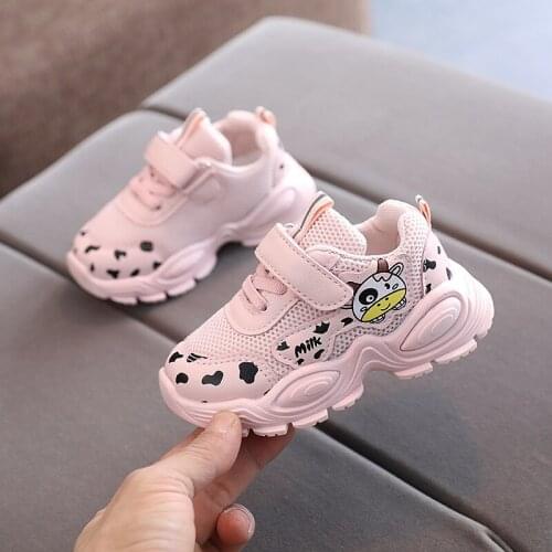 Children Shoes Boys Sneakers Girls Sport Shoes Kids Cute Animals Breathable Running Shoes Childrens Soft Sole Toddler Shoes