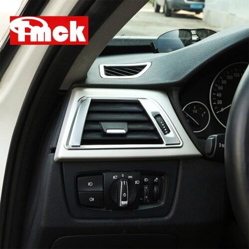 For BMW 3 Series F30 320 316 328 GT 4Series 2013-2019 Car Accessories Dashboard Side Air Conditioning Outlet Cover Trim Frame