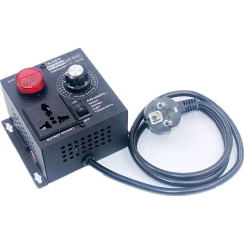 Led Display AC 220V 4000W SCR Electronic Voltage Regulator Temperature Motor FAN Speed Controller Dimmer Electric tool
