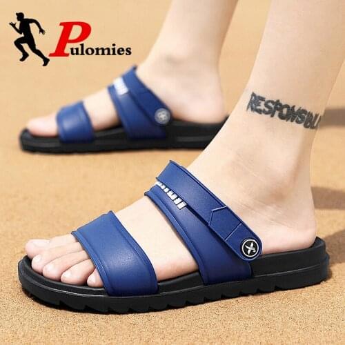 Summer Mens Slippers Massage Clogs Sandals Outdoor Garden Shoes Male Indoor Bathroom Slides Mules Men Beach Slippers Flip Flops