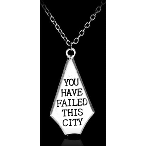 Hot Green Arrow COLLANA CIONDOLO ARROW OLIVER QUEEN YOU HAVE FAILED THIS CITY NECKLACE