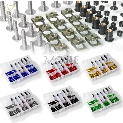 Motorcycle Full Fairing Bolt Kit Nuts Complete Screws Fastener Clips For Aprilia RS250 RS125 pegaso650 Honda VFR800 F MSX125