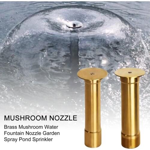 Wholesale DN25/DN40 Brass Mushroom Water Fountain Nozzle Garden Spray Pond Sprinkler Garden Tols