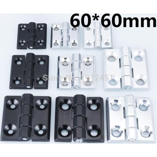 Hinge CL218 HL060 60*60mm black/white Zinc alloy Bearing hinge apply to Switch cabinet Electric cabinet