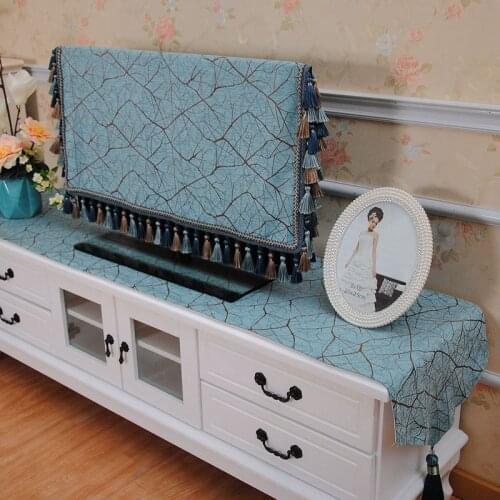 TV Cabinet Tablecloth for Living Room Table Runner shoe cabinet Cover Cloth dresor Thick Rectangular Household Dustproof Cloth