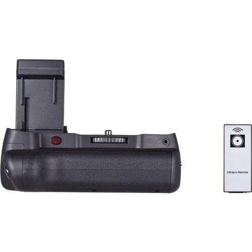 Vertical Battery Grip Holder Powered by LP-E10 AA Batteries with Remote Control Replacement for Canon 1300D 1200D 1100D T6 T5 T3