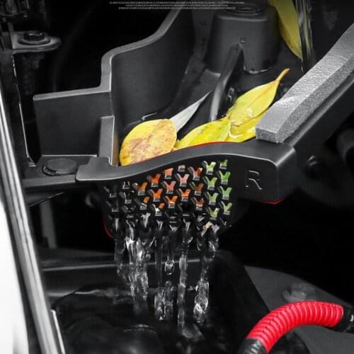 For Tesla Model Y Front Spare Case Decoration Machine Cover Water Channel Anti Plug Net Car Accessories Refitting Practical