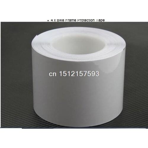4PCS Protective Film Tape Transparent Bike Bicycle Cycling Frame Protection Strong 500mm*150mm