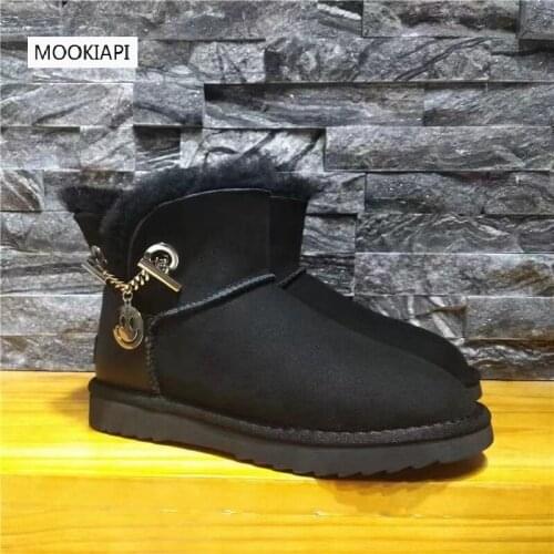 Australias top quality womens boots in 2019, real sheepskin, 100% natural wool, the latest womens shoes with chains