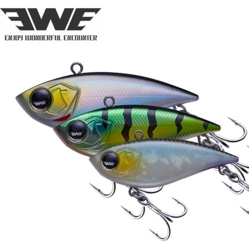 C64S 64mm 17/20g Fishing Lure Sinking VIB Lipless Crankbaits Artificial Vibe Blade Bait Spoon Salt Sea Fishing Tackle For Bass
