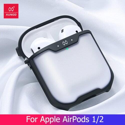 For Apple AirPods 1 2 3 Case Clear Wireless Bluetooth-compatible Earphone Case Protective Shell Luxury With Ring Cover Fashion