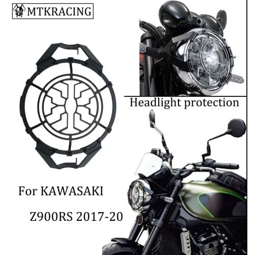 Mtkracing For KAWASAKI Z900RS Z900 RS headlight grill decorative protective cover 2017-2020