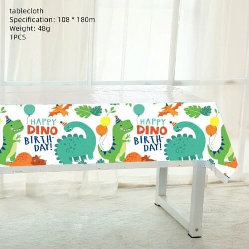 Jungle Dinosaur Theme Happy Birthday Party Disposable Tableware Tablecloth Jurassic World Dinosaur Birthday Napkin Plate Cup