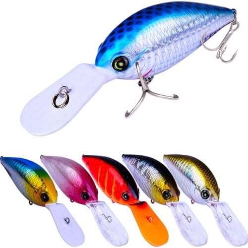 6 Color rock lure plastic artificial bait 1 piece 10.5cm/15g plastic artificial bait sea bass carp minnow bait crank wobbler fis