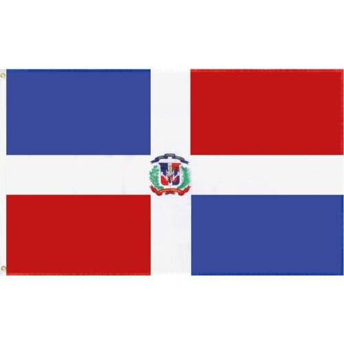 JiaHao Wholesale 100% Polyester Double Stitched Stock 3x5ft Dominica Flag