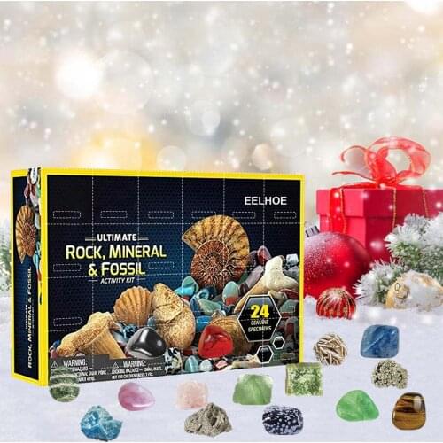 24pcs/set Advent Calendar 2021 Christmas Countdown Toys Christmas Decor Theme for Kids Teens Ore Christmas New Year Gift Box