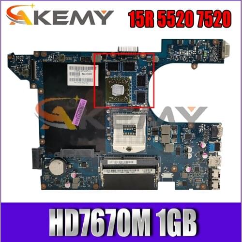 CN-06D5DG 06D5DG QCL00 LA-8241P 5520 mainboard For DELL Inspiron 15R 5520 7520 laptop motherboard With HD7670M 1GB 100% TEST OK