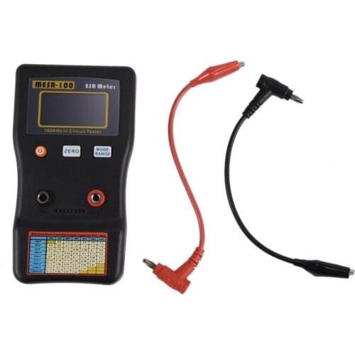 MESR-100 V2 Low Ohm Meter MESR-100 ESR LCR Capacitance Ohm Meter Professional Measuring Capacitance Resistance Capacitor Circuit