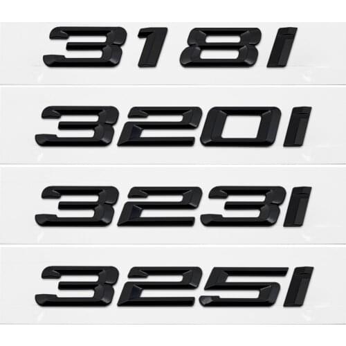 Metal Car Styling Auto 3D Letter Rear Trunk Sticker Emblem Decal Decoration for BMW 3 Series 318i 320i 323i 325i M3 E32 E34 E36