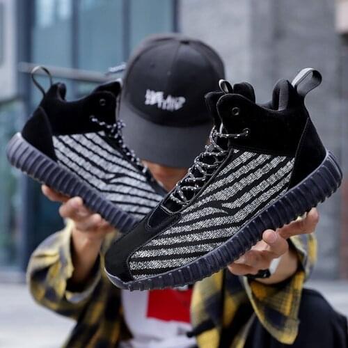 Fashion Mens Spring And Autumn Sports Shoes Winter New High-quality Flannel Mens High-top Outdoor Work Casual Boots39-45