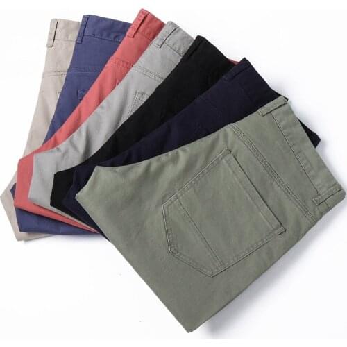 7 Color Plus Size 28-38 Mens Denim Shorts Solid Slim Elastic Short Jeans Regular Male Bermuda Short Pants 2019 New Summer YJ05