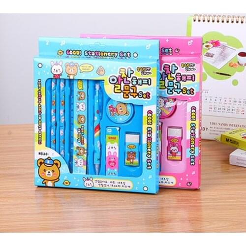 Pencil Set Novelty Cartoon Drawing Pencil Set Student Stationery Pencils for School Creative Cute Pencils Kawaii School Supplies